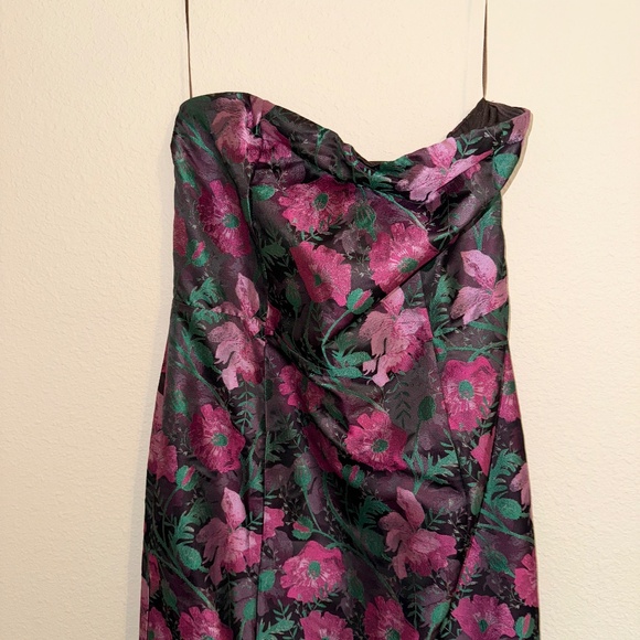 orchard views strapless floral mermaid maxi dress (XL) - Picture 3 of 5